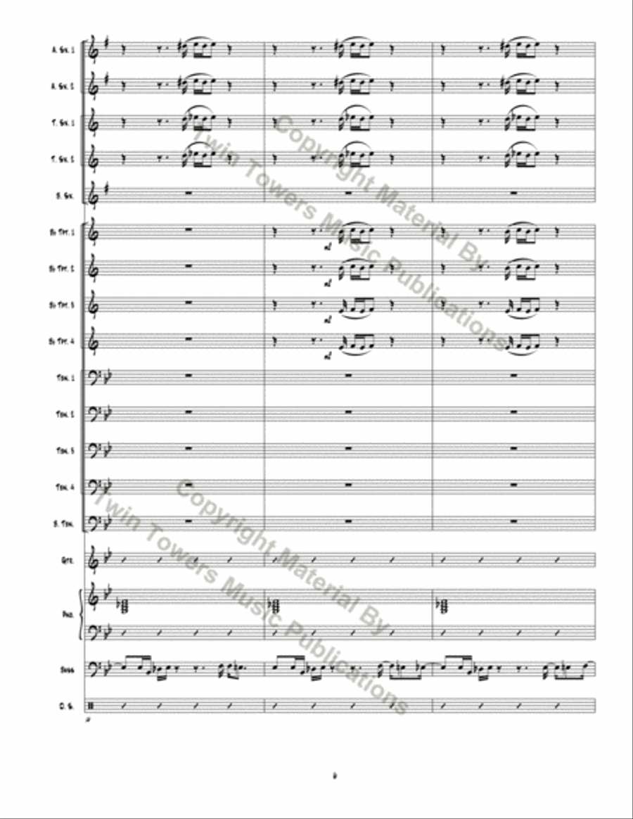 Daddy's House Party Jazz Ensemble scores gallery preview page 7