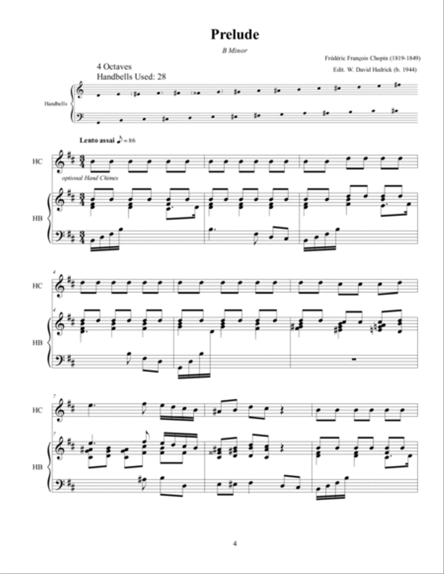 Twelve Famous Tunes for Handbell Choir (3 - 5 Octaves) 5-Octaves scores gallery preview page 5