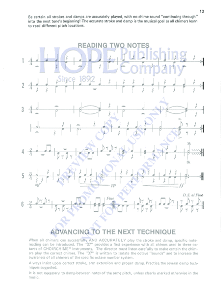 Making Music with Choirchimes 2-Octaves scores gallery preview page 15
