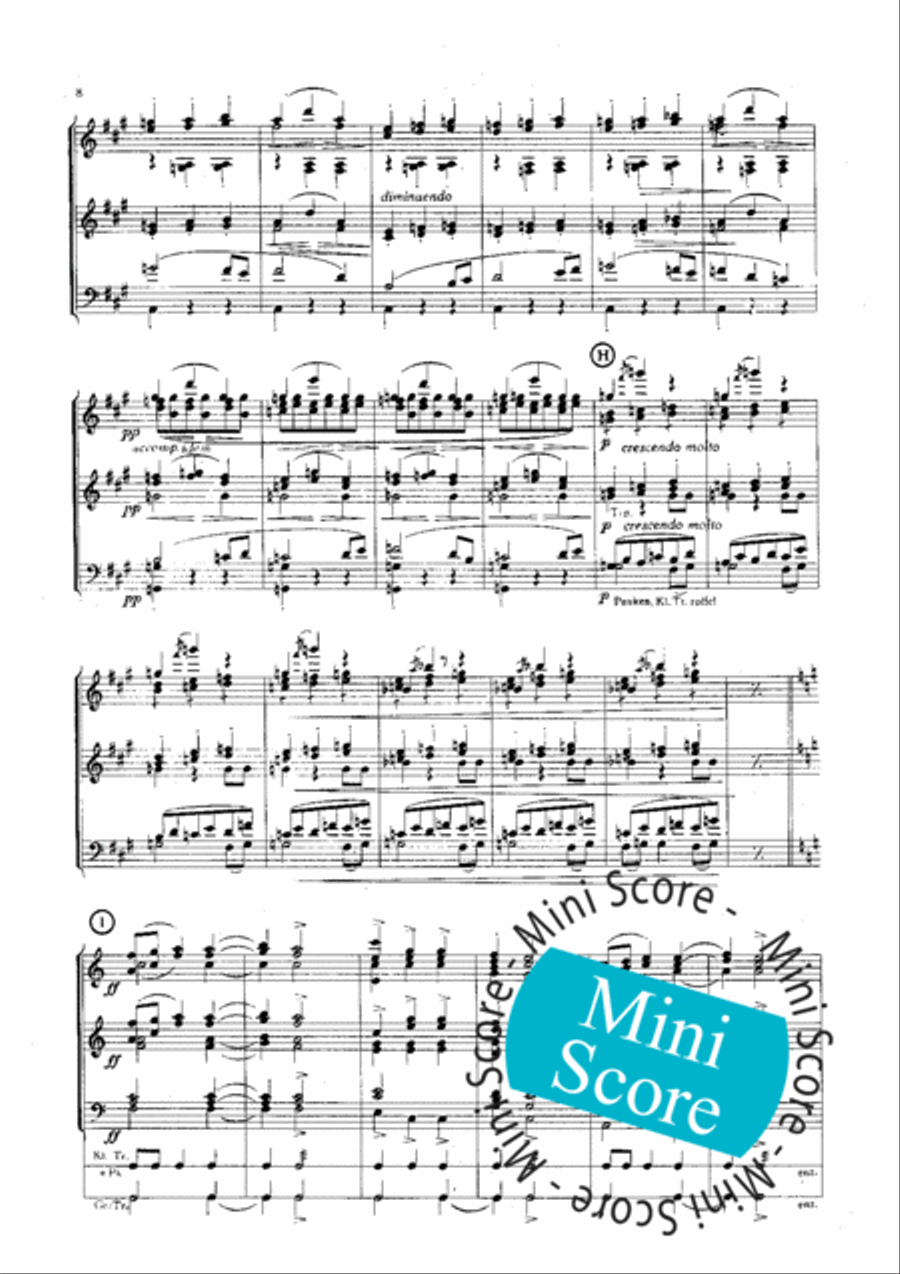 Slavische Dansen No 1,6 en 8 Concert Band scores gallery preview page 10