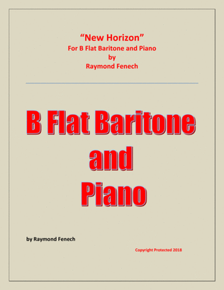 New Horizon - For B Flat Baritone and Piano