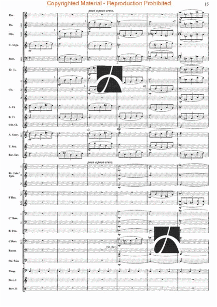 Homage Concert Band scores gallery preview page 14