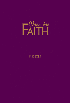 One in Faith Index Book