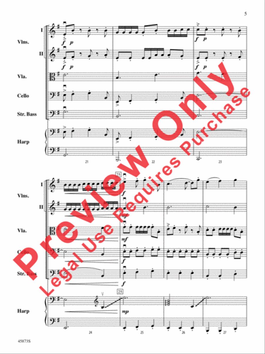 Rogue Rider Rogue Rider String Orchestra scores gallery preview page 5