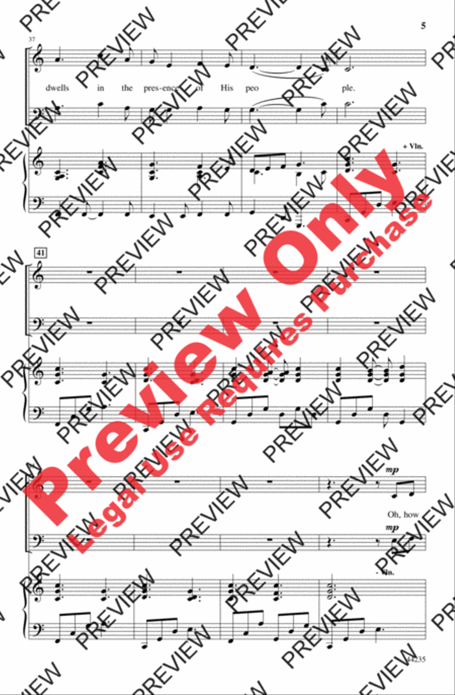 Oh, How Good It Is 4-Part scores gallery preview page 5