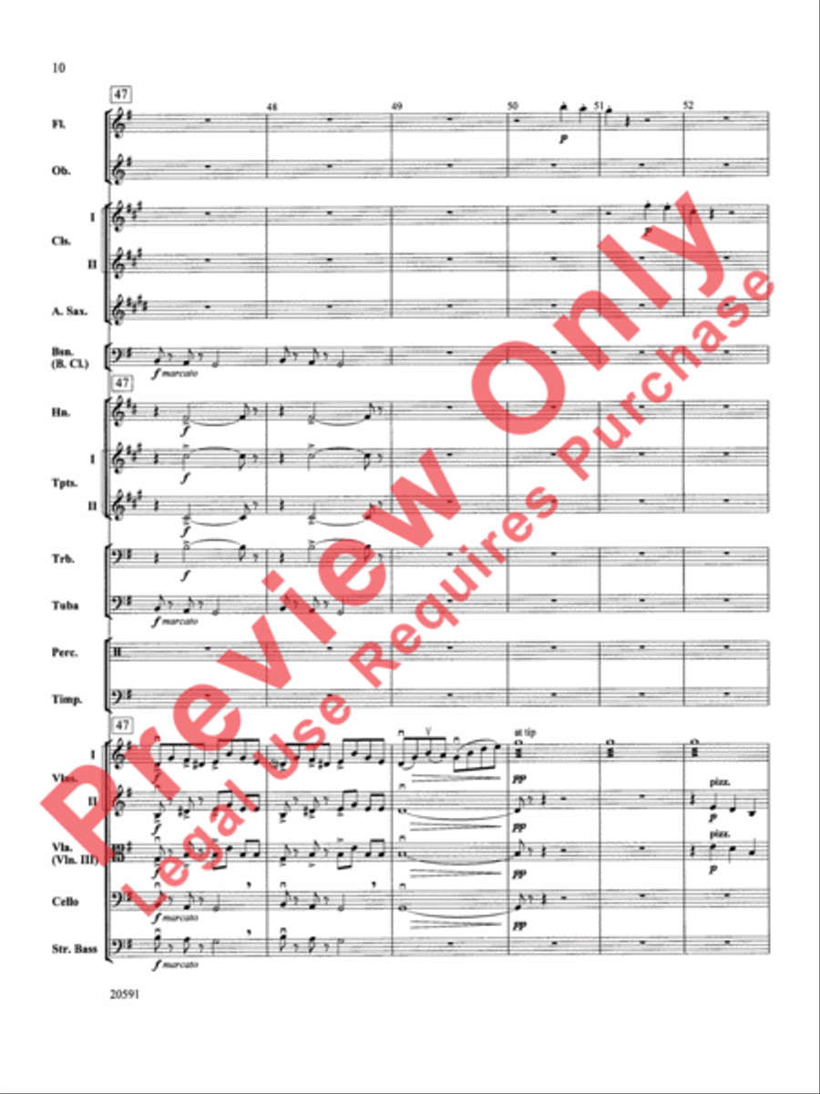New World Symphony (Fourth Movement) Full Orchestra scores gallery preview page 11
