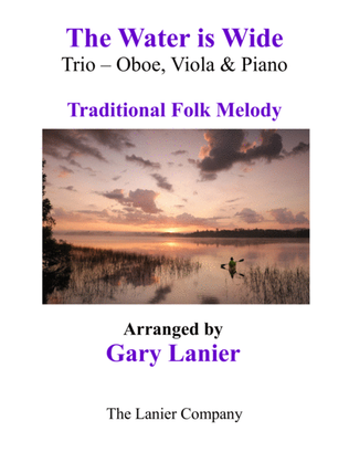 Book cover for THE WATER IS WIDE (Trio – Oboe, Viola & Piano with Parts)