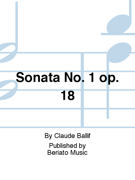 Sonata No. 1 op. 18