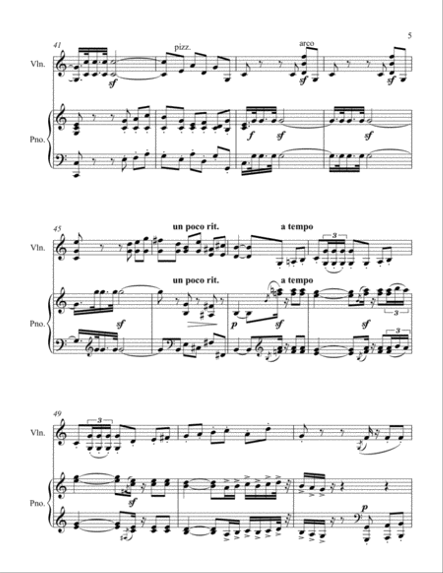 Bolero Violin Solo scores gallery preview page 5