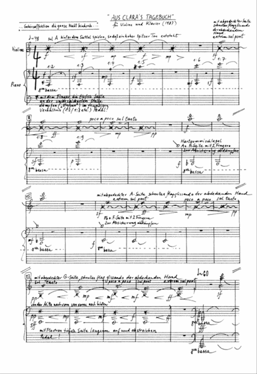 <br>Sheet music extract