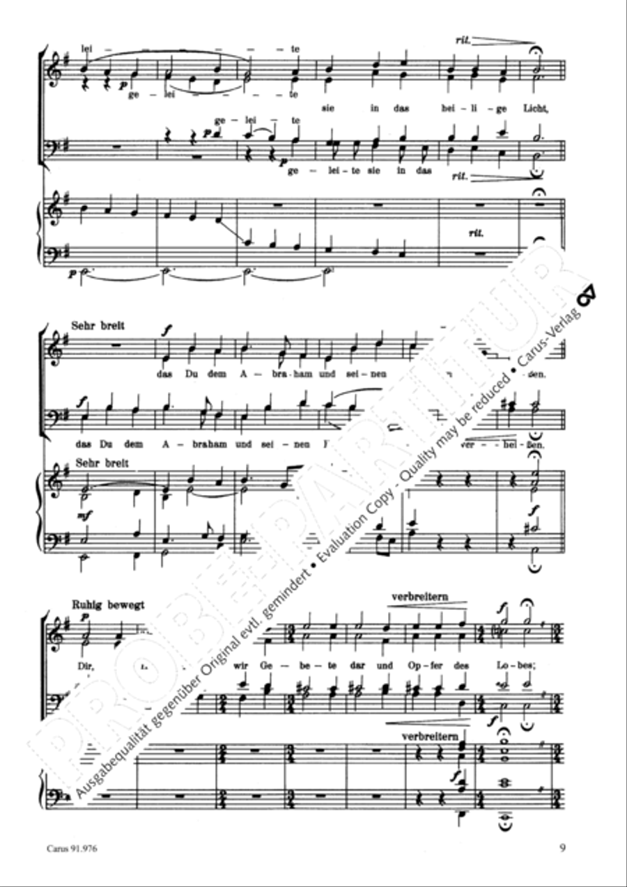 Deutsche Totenmesse Deutsche Totenmesse 4-Part scores gallery preview page 10