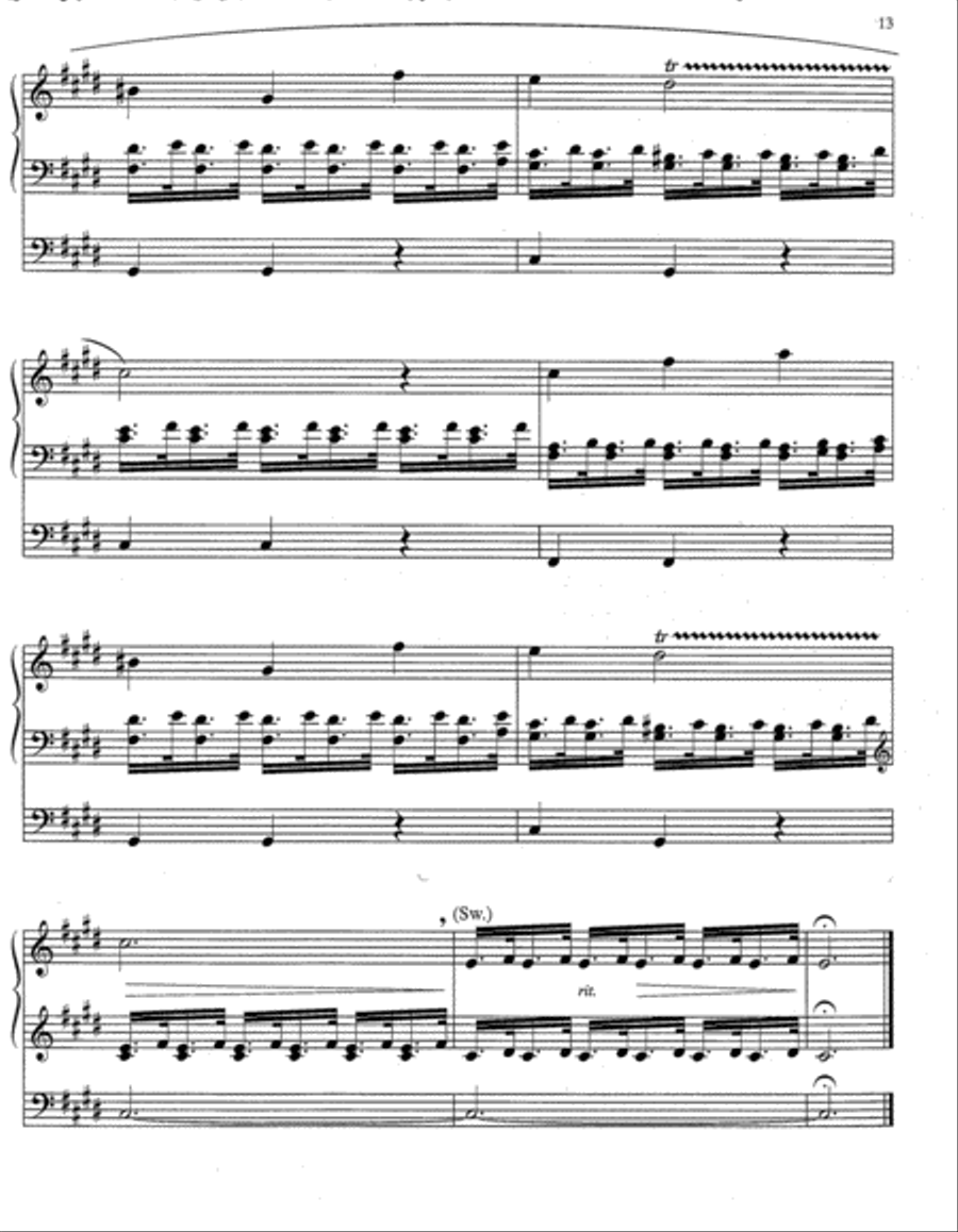 Music from The Four Seasons, Set 2 - Winter/Spring Organ scores gallery preview page 7