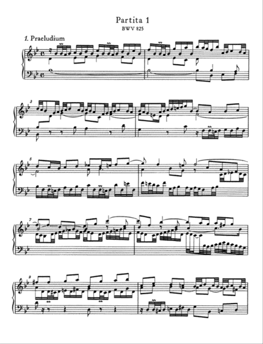 6 Partitas 6 Partitas Harpsichord scores gallery preview page 2