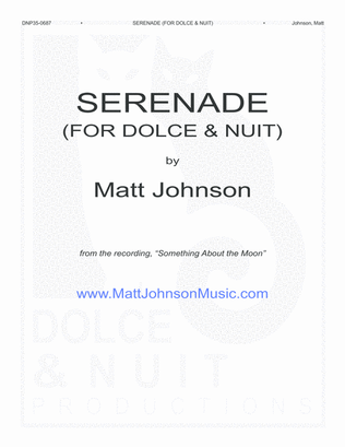 Serenade (for Dolce & Nuit)