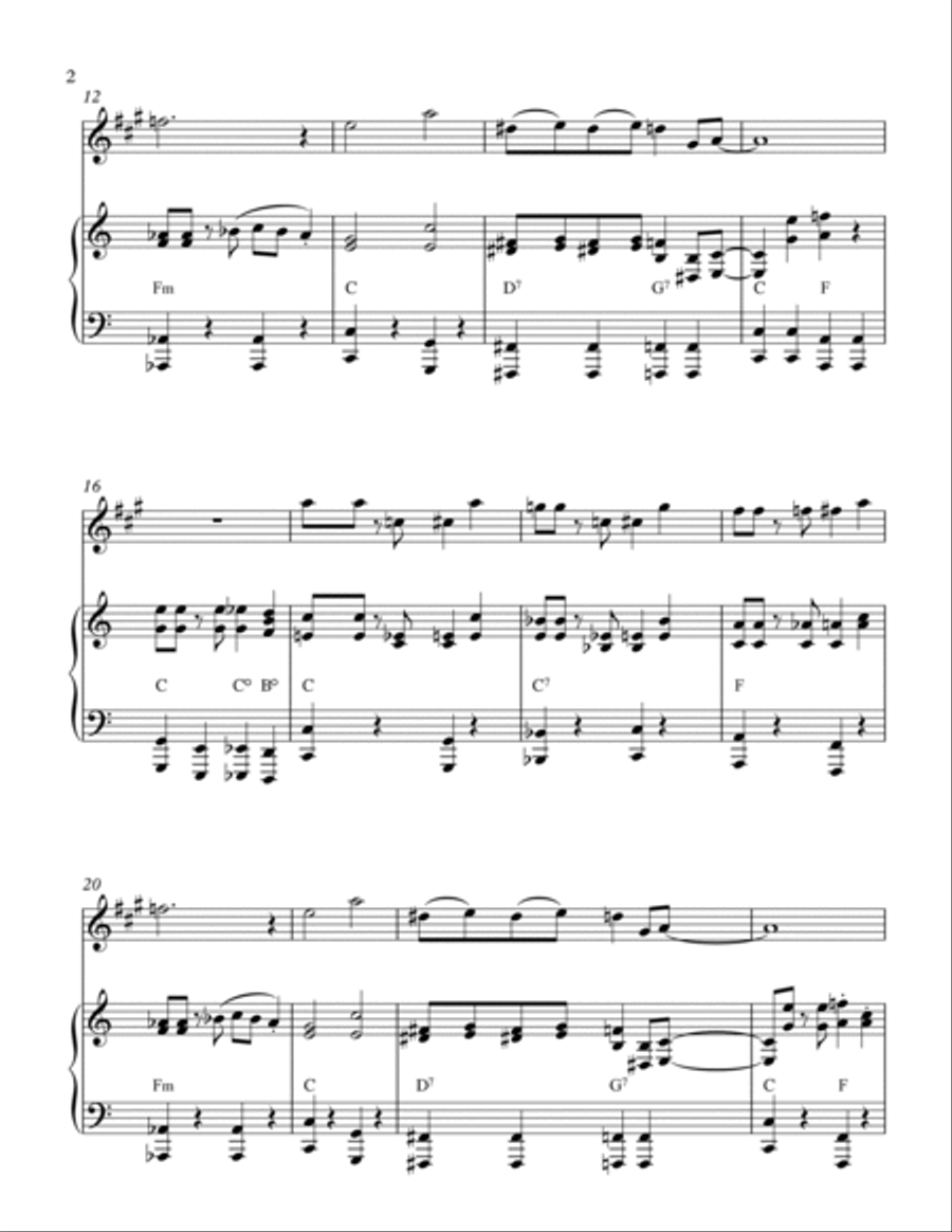 The Flapper;s Ball: Alto Sax & Piano Woodwind Duet scores gallery preview page 2