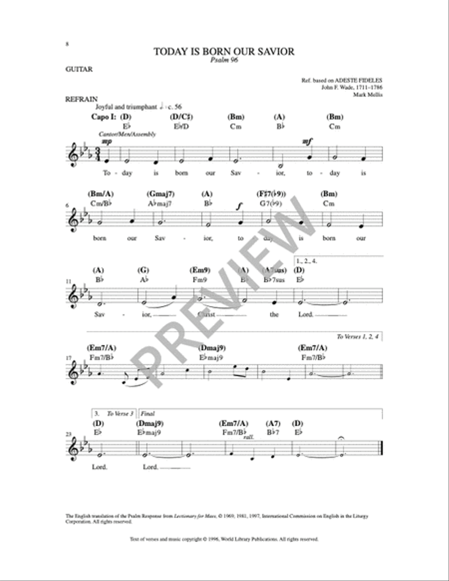Today is Born Our Savior Choir scores gallery preview page 12