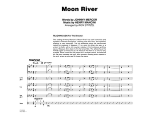 Book cover for Moon River (arr. Rick Stitzel) - Full Score
