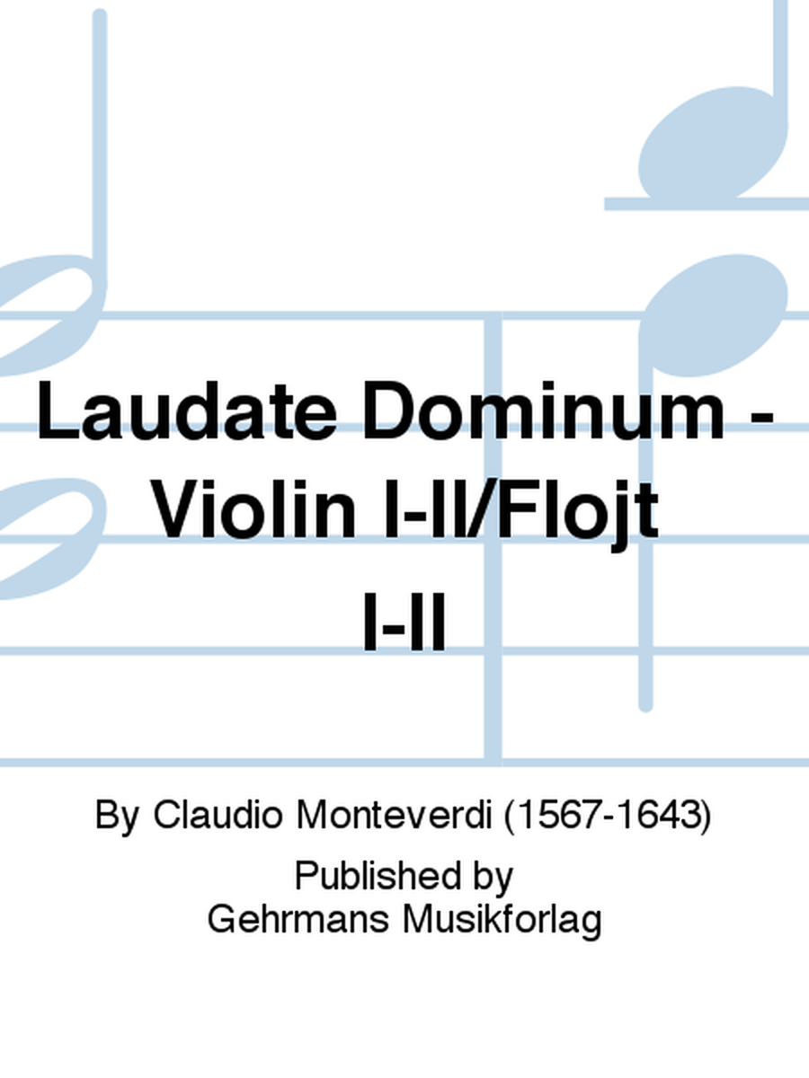 Laudate Dominum - Violin I-II/Flojt I-II