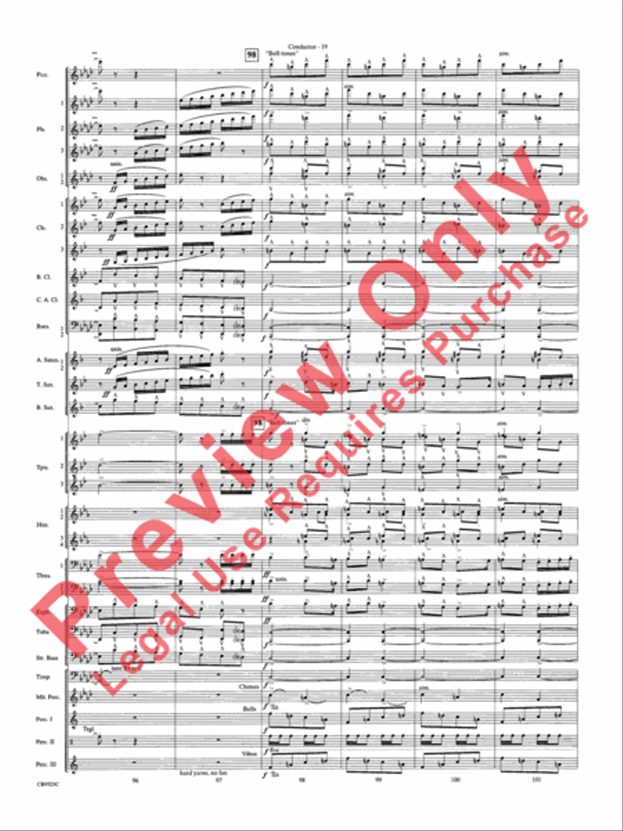 The Wizard of Oz Concert Band scores gallery preview page 22