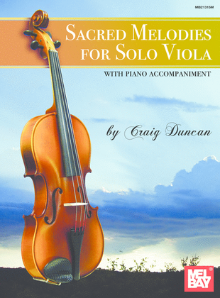 Book cover for Sacred Melodies for Solo Viola