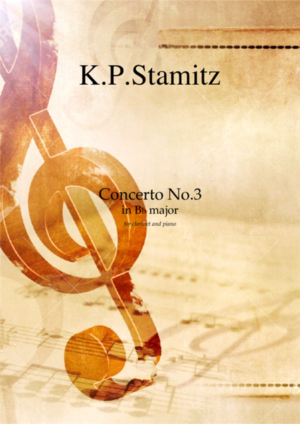 Concerto No.3 by Karl Philip Stamitz for clarinet and piano