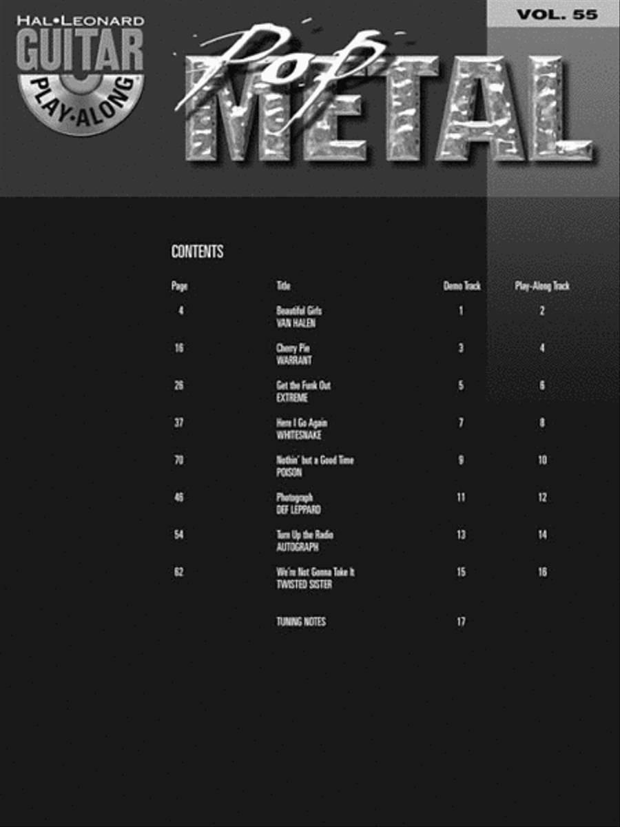 Pop Metal Pop Metal Electric Guitar scores gallery preview page 3
