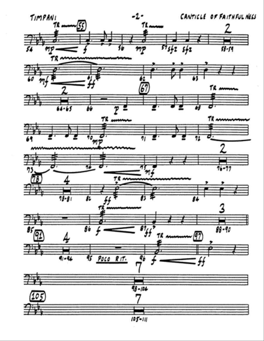 Canticle of Faithfulness- Brass Parts-Digital Download Choir scores gallery preview page 14