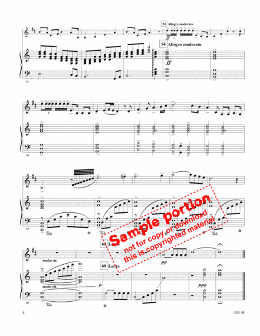 O Holy Night Cornet scores gallery preview page 4