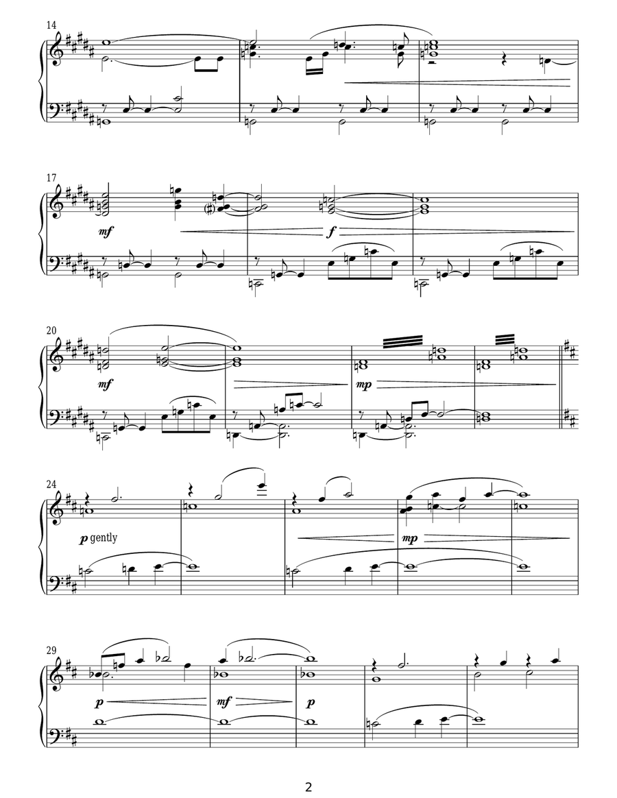 Frozen Planet, Returning Seabirds/Albatross Love Piano Solo scores gallery preview page 2