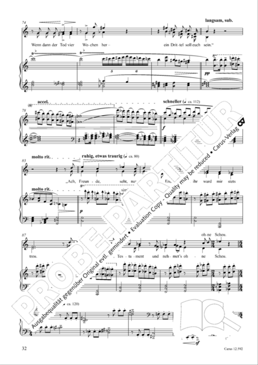 Eulenspiegeleien op. 146. Drei Eulenspiegelszenen Collection / Songbook scores gallery preview page 33
