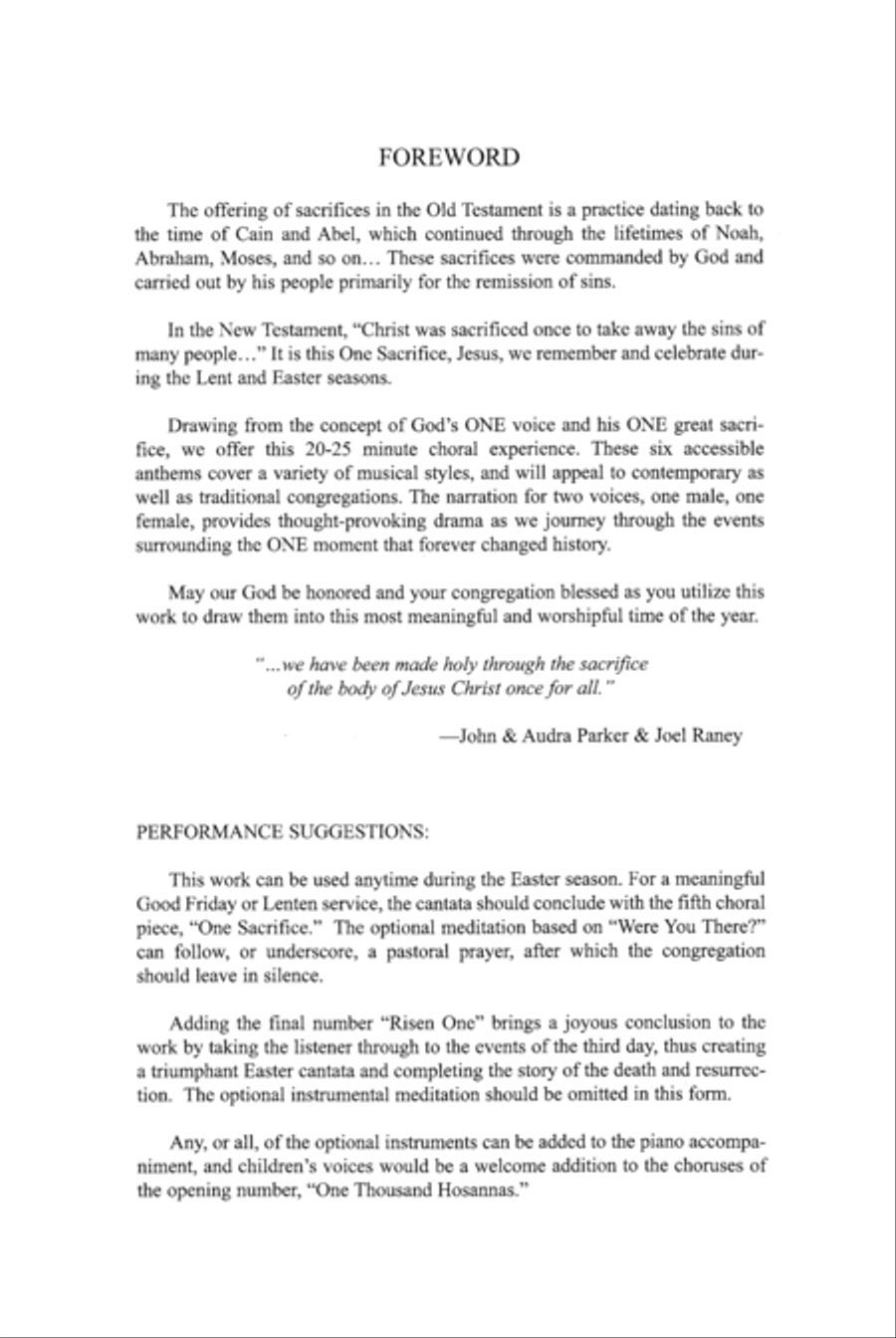 One Sacrifice Choir scores gallery preview page 5