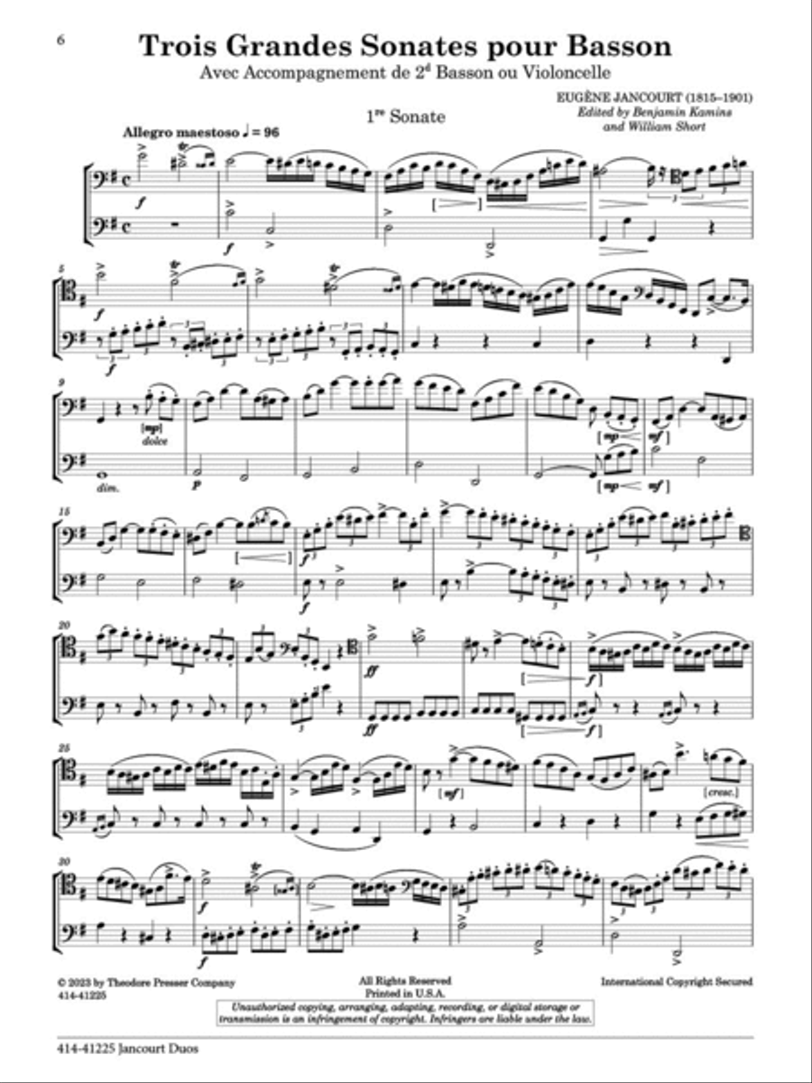 Selected Duos Woodwind Duet scores gallery preview page 2