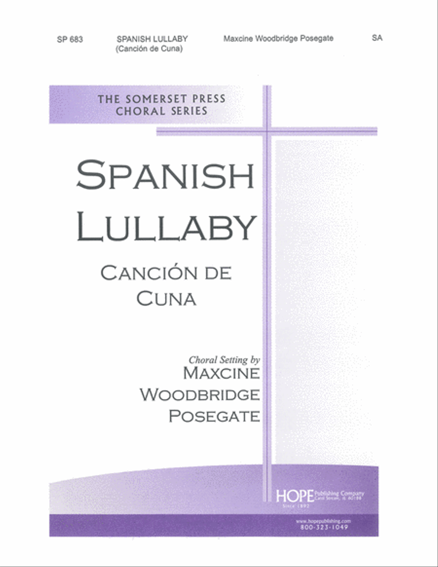 Spanish Lullaby Spanish Lullaby SA scores gallery preview page 1