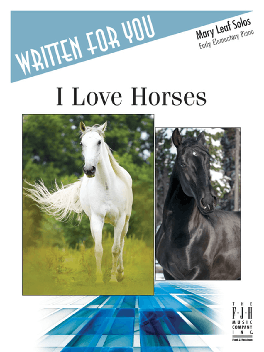 I Love Horses Easy Piano scores gallery preview page 1