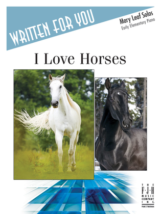 Book cover for I Love Horses