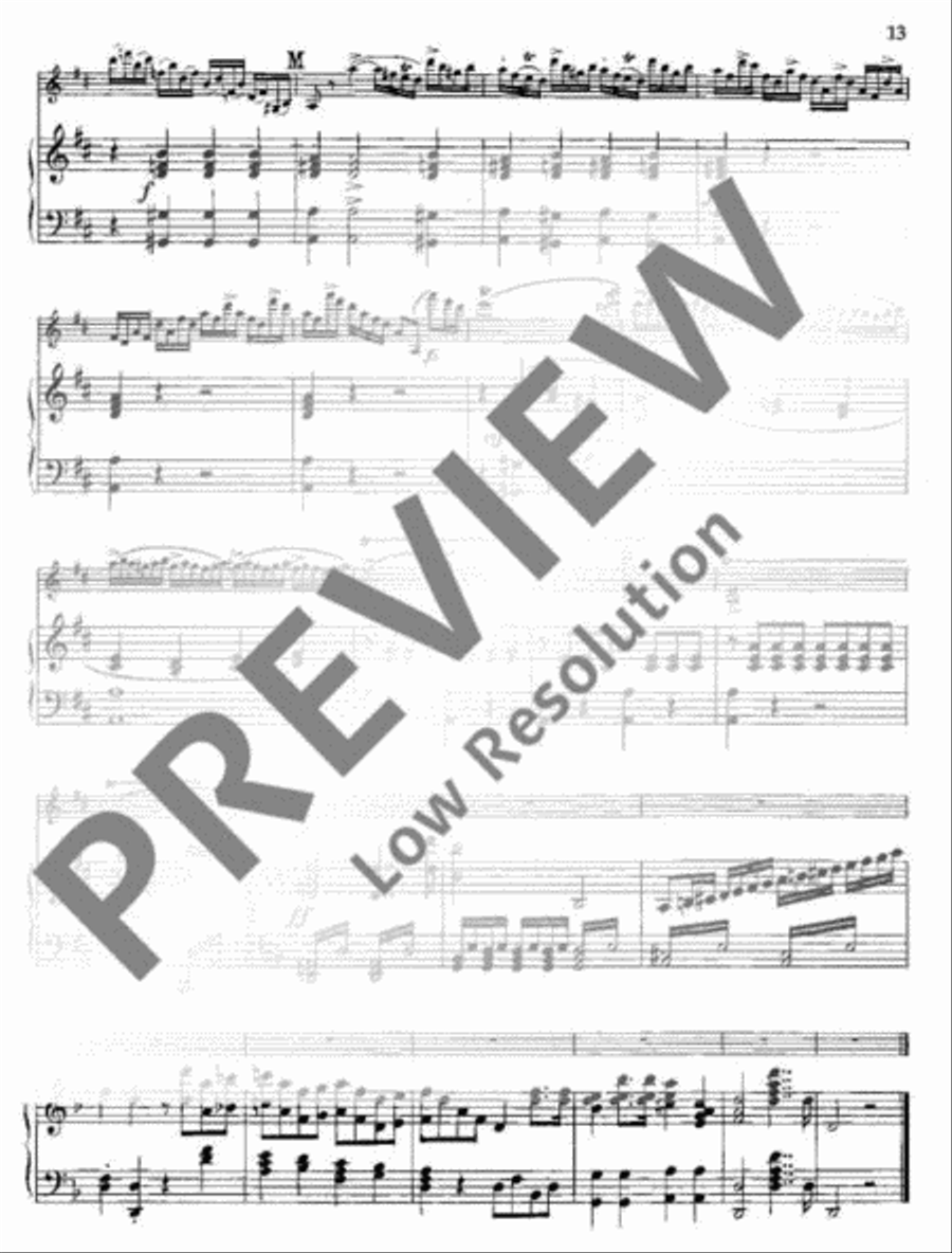 Concerto N°19 D minor Piano scores gallery preview page 14