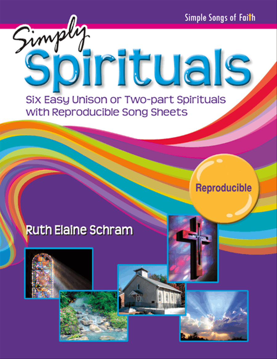 Simply Spirituals Unison Choir scores gallery preview page 1