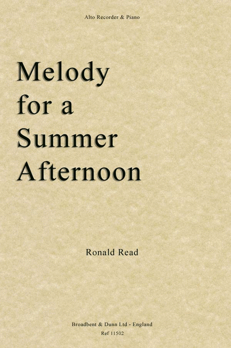 Melody for a Summer Afternoon