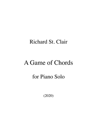 A Game of Chords, for Piano Solo (2020)