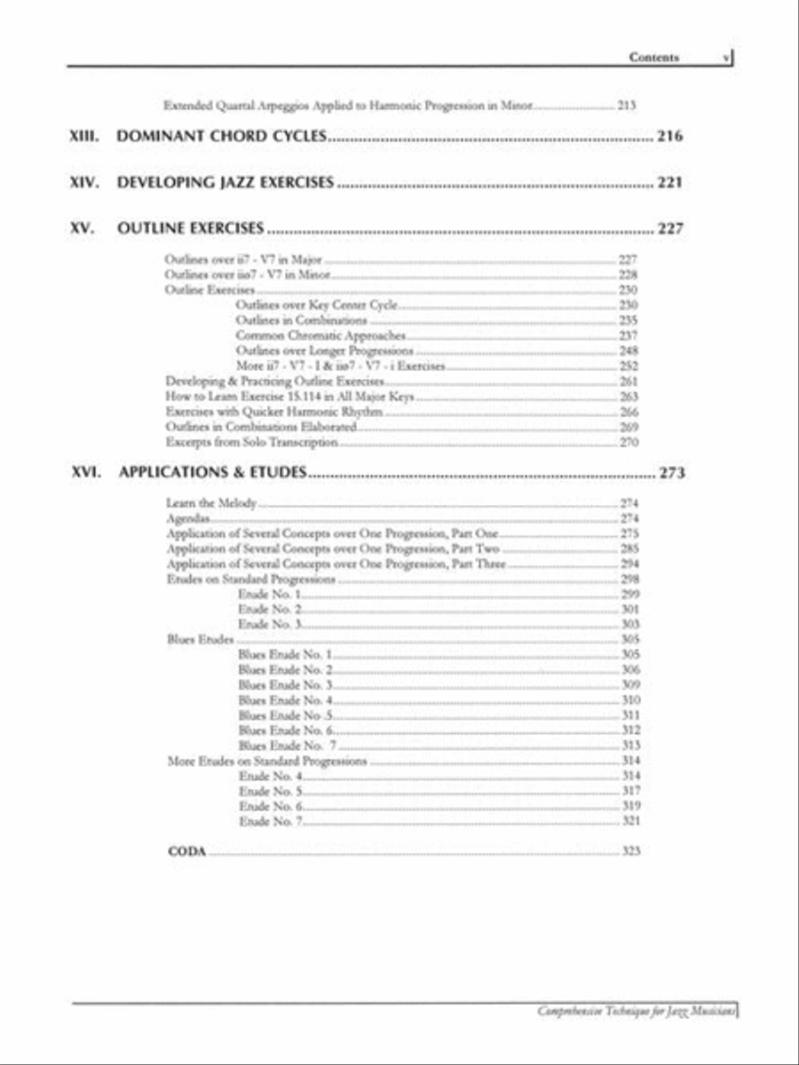 Comprehensive Technique for Jazz Musicians – 2nd Edition Collection / Songbook scores gallery preview page 6