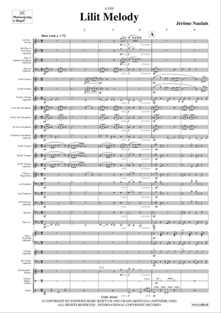 Lilit Melody Lilit Melody Concert Band scores gallery preview page 3