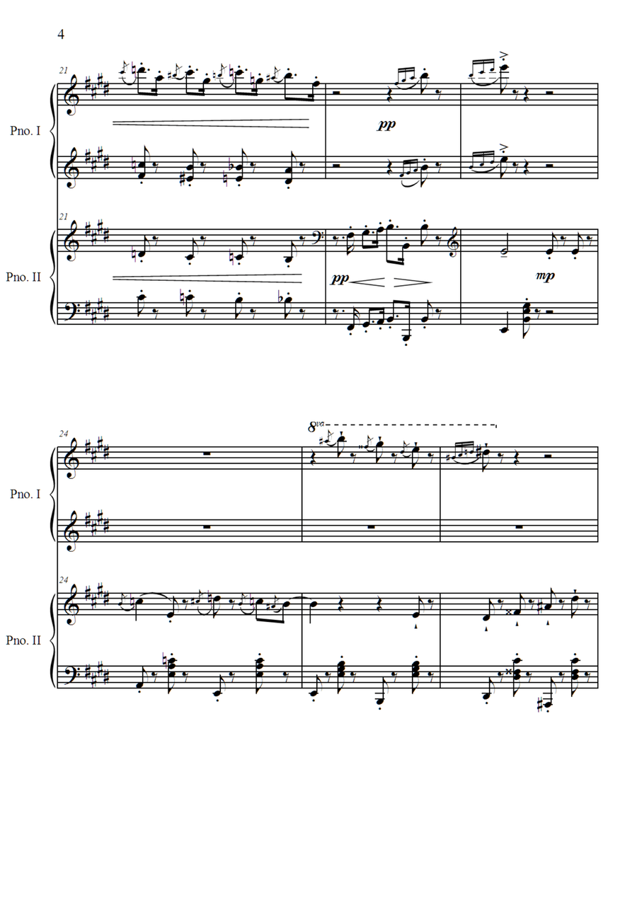 Red Cat for piano 4 hands Piano Method scores gallery preview page 5