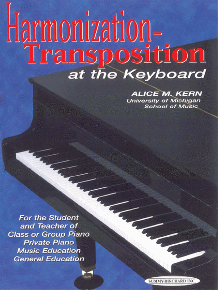 Harmonization-Transposition at the Keyboard Piano Method scores gallery preview page 1