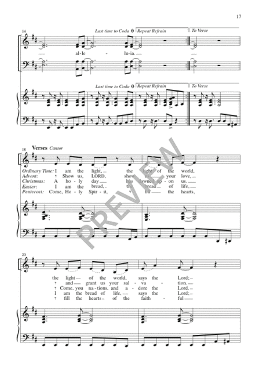 The Sound of My People - Choral / Accompaniment Edition 4-Part scores gallery preview page 18