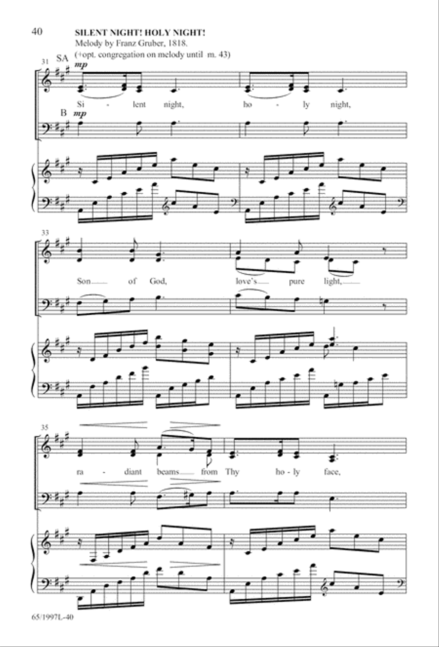 Candles and Carols Candles and Carols 3-Part scores gallery preview page 41