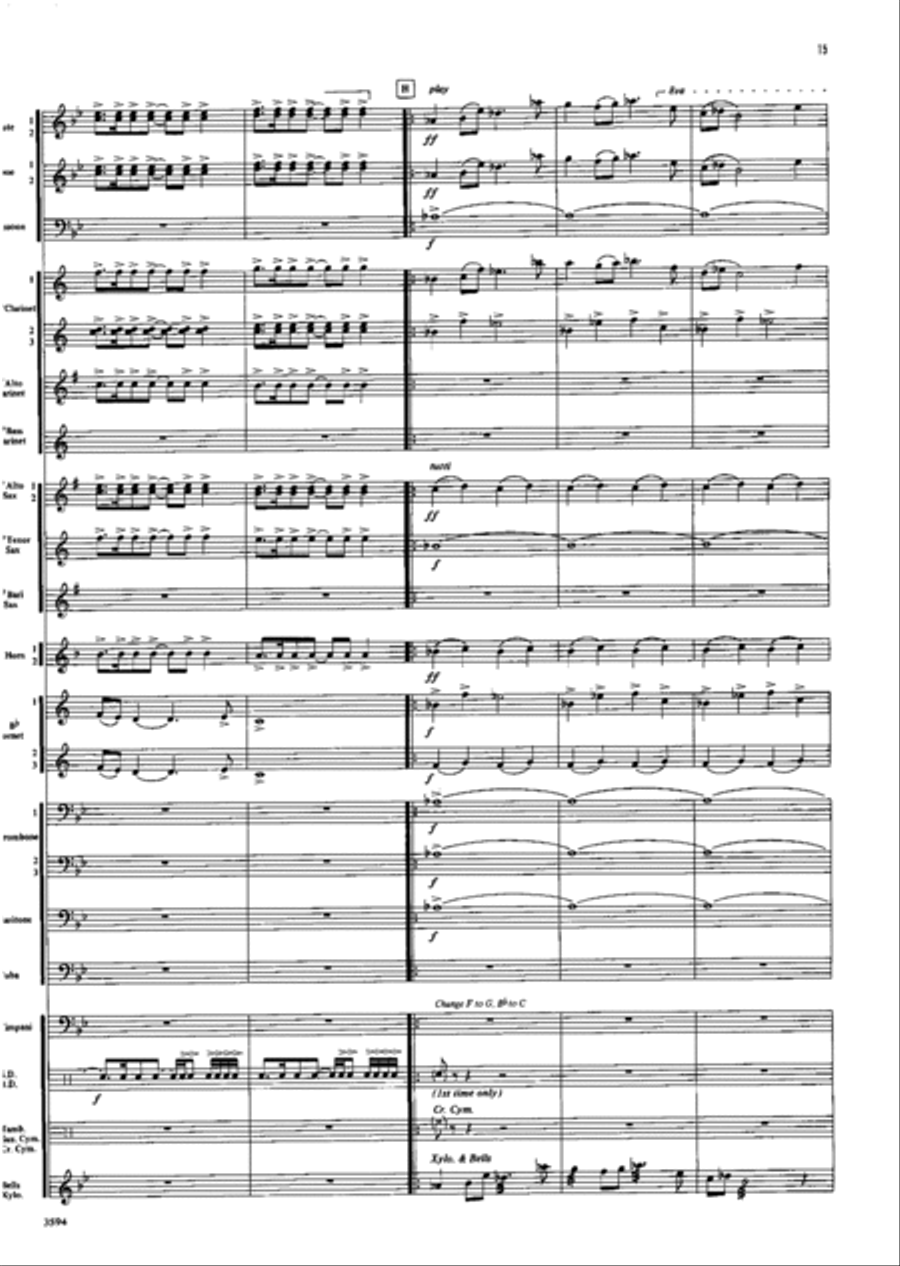 A Rainbow Bridge A Rainbow Bridge Concert Band scores gallery preview page 15