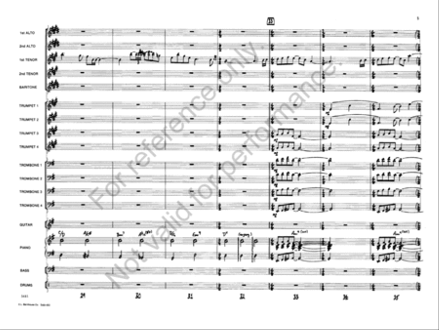 A Long Time Ago A Long Time Ago Jazz Ensemble scores gallery preview page 6