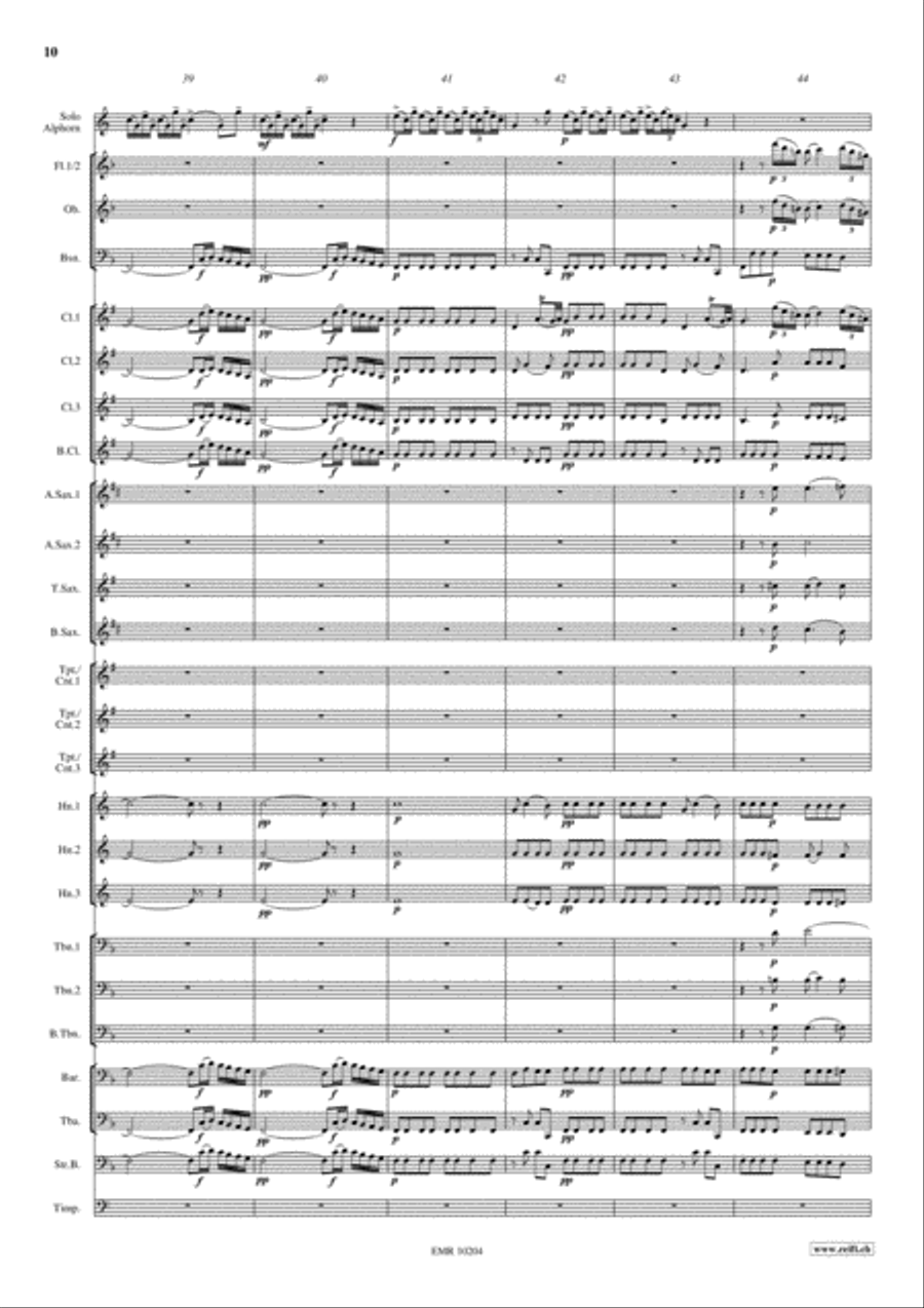 Sinfonia Pastorella Sinfonia Pastorella Concert Band scores gallery preview page 11