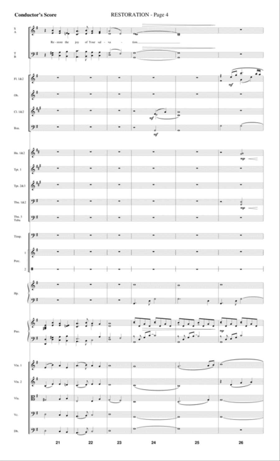 Restoration - Score Restoration - Score Choir scores gallery preview page 4