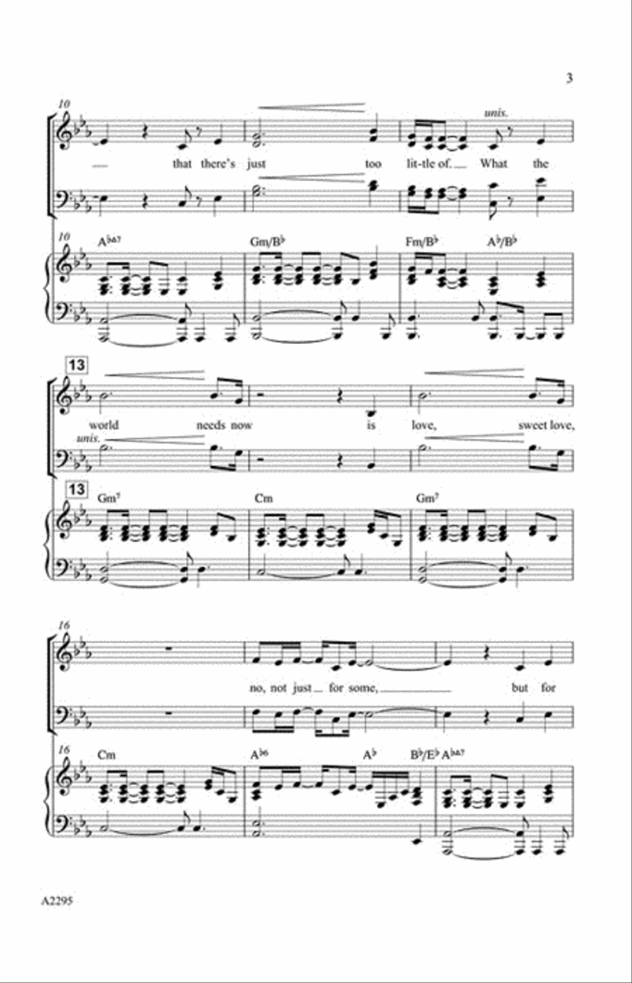 What the World Needs Now 4-Part scores gallery preview page 3